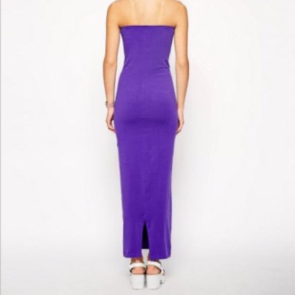 American Apparel Tube dress OS in Purple Made in USA NWOT - Picture 1 of 5